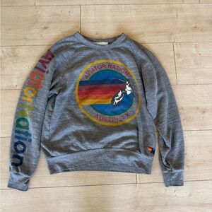 Aviator Nation Gray Sweater
